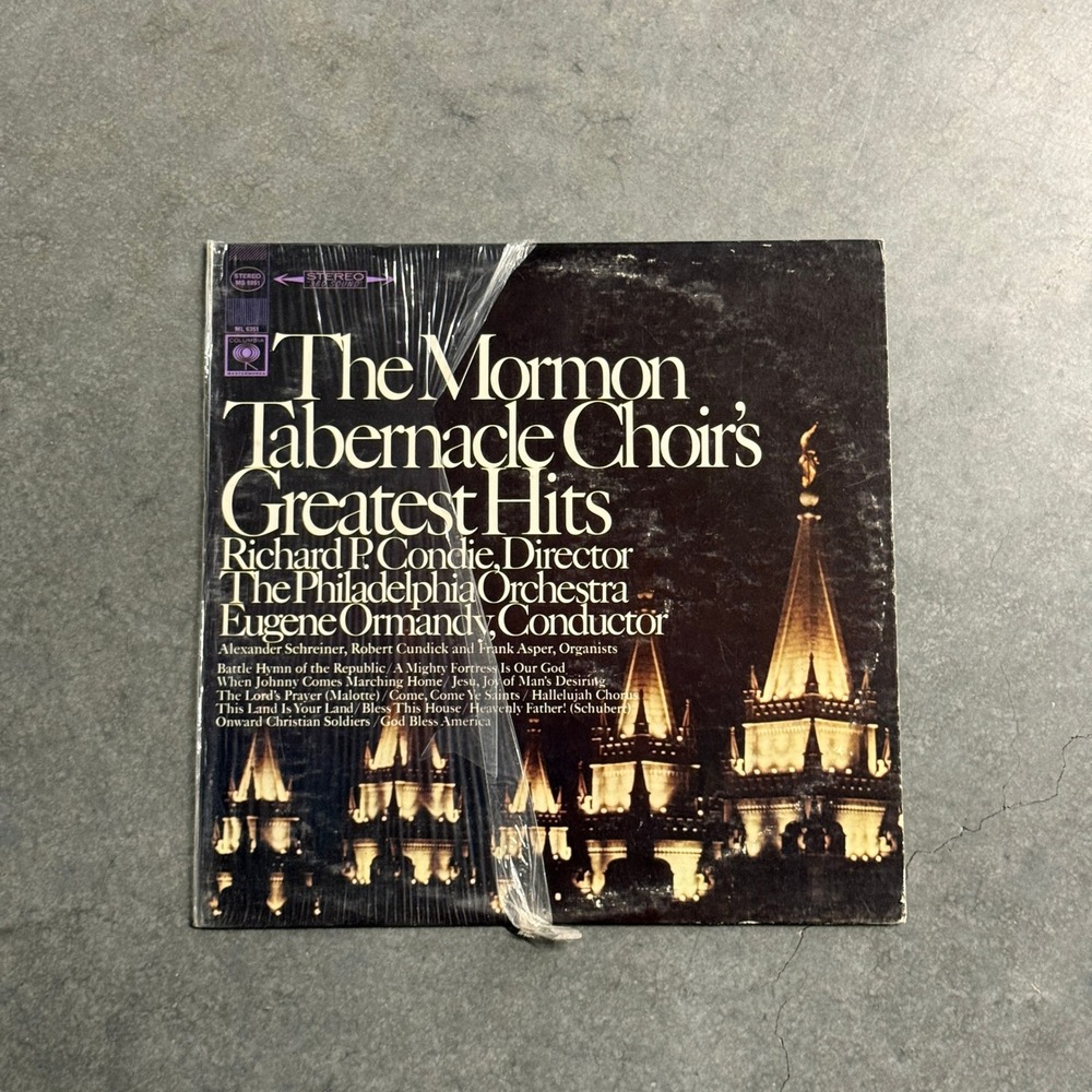 Mormon Tabernacle Choir Greatest Hits Vinyl LP Philadelphia Orchestra MS 6951